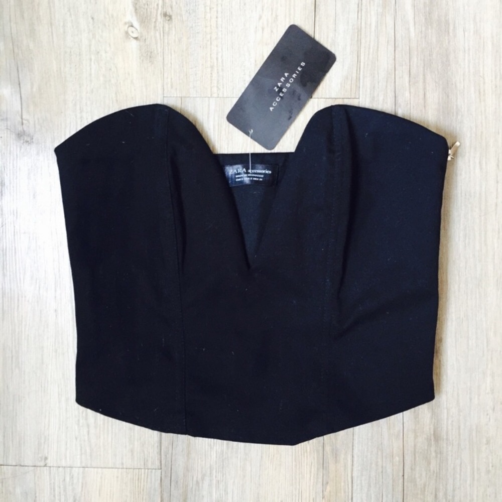 Zara plunging bustier